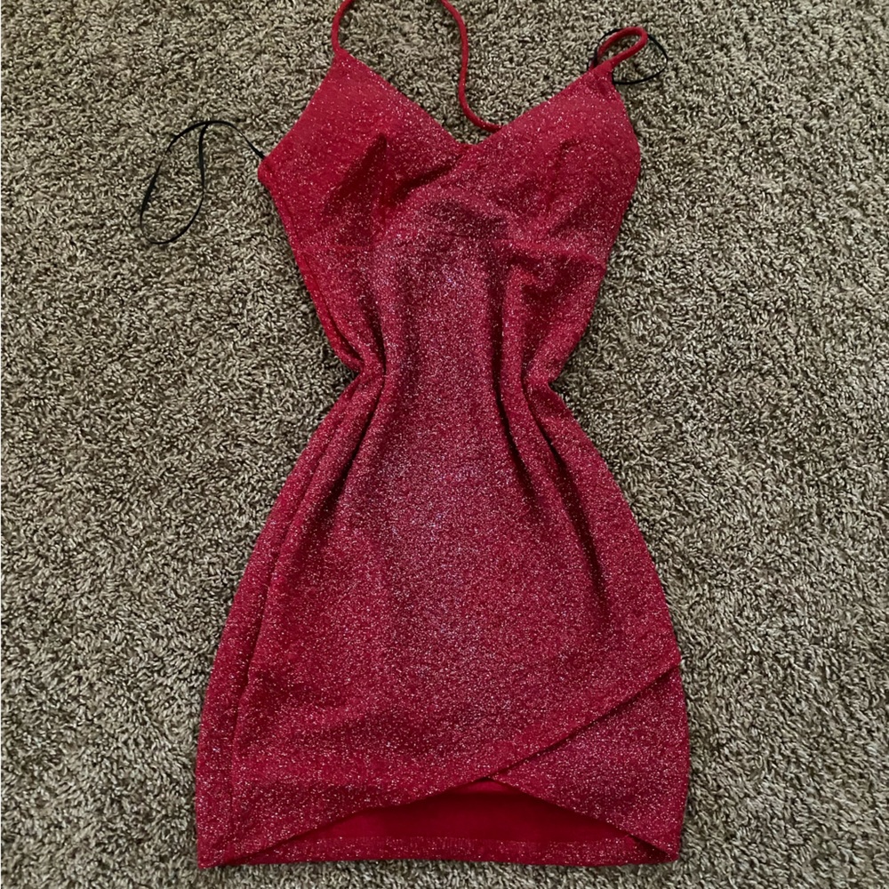 beautiful red dress from windsor